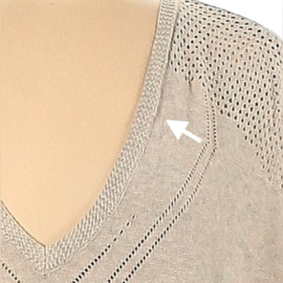 Old Navy Casual Short Sleeve V-Neck Tunic Top – Sz L - Picture 3 of 3